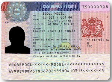 UK Residence Permit (UKPR)